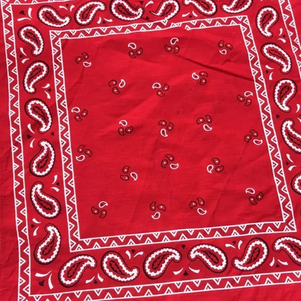 VTG, 4 Ps, BANDAS GUARANTEED FAST COLOR ALL COTTON RN 14193 UNISEX SZ, 18X16